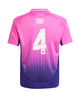 Germania Jonathan Tah #4 Maglia Gara Trasferta Repliche Europei 2024 Germania Jonathan Tah #4 Maglia Gara Trasferta Repliche Europei 2024